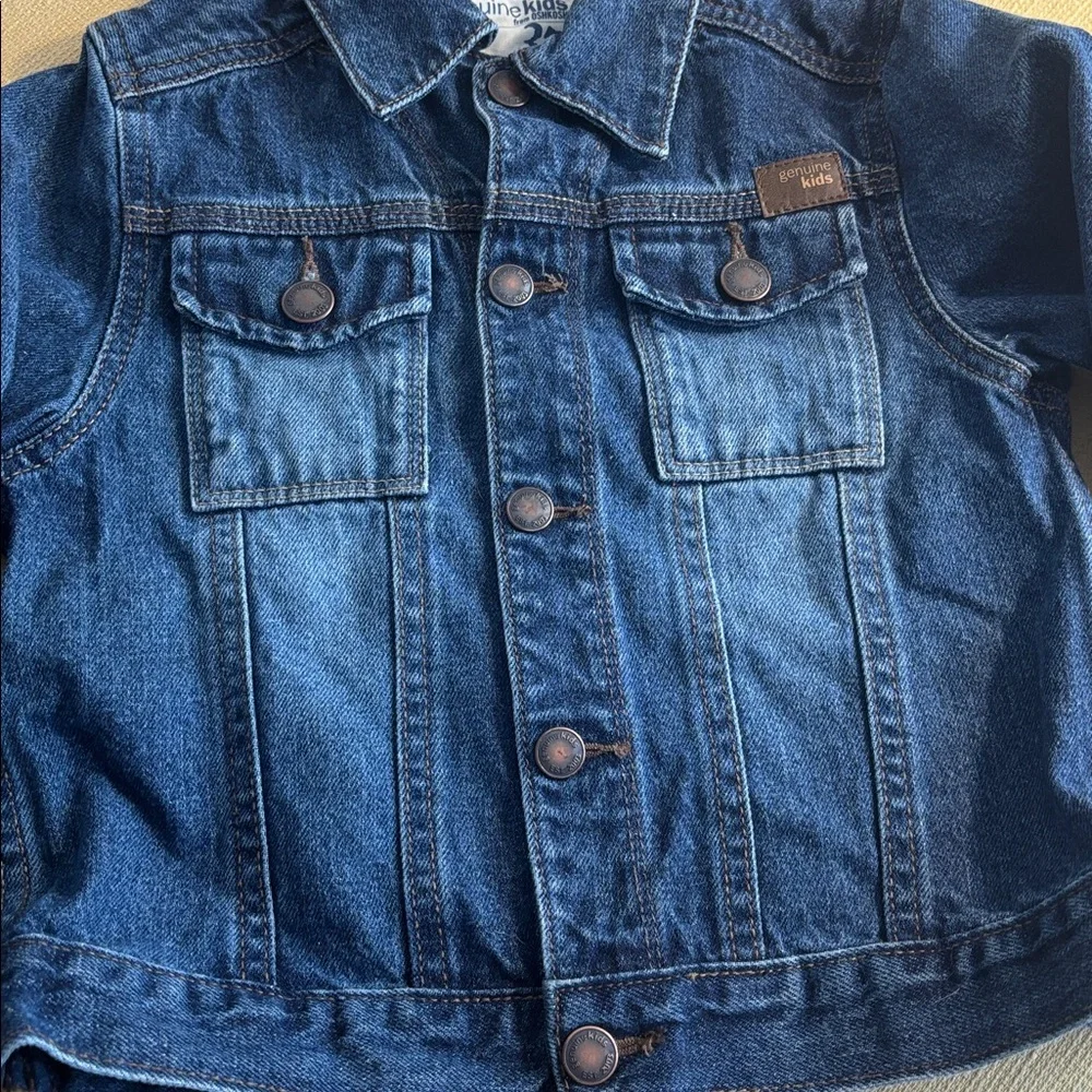 OshKosh B'gosh Dark Blue Denim Jacket for Kids 3T